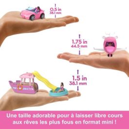 BARBIE Mini Barbieland mini vehículo de ensueño + una mini barbie - modelo aleatorio BARBIE Mini Barbieland mini vehículo de ensueño + una mini barbie - modelo aleatorio