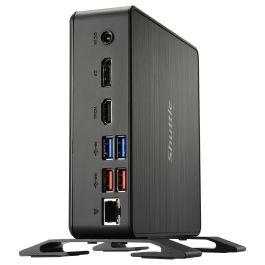 Shuttle NC40U5 Mini PC Barebone Negro (Intel Core i5-1235U) 24/7, Dual Video, Ultra HD, DDR4, UHD Graphics, NVMe, USB 3.2 Gen 2