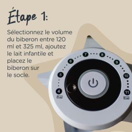 Tommee Tippee Perfect Prep Calienta Biberones y Preparador Botellas Rápido con Función Hot Shot, 37°C, Filtro Agua, Blanco