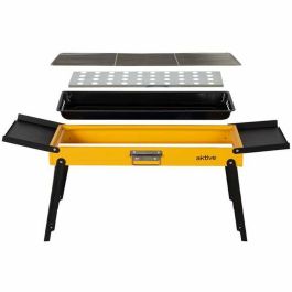 Barbacoa Portátil Aktive Acero 89 x 32 x 22 cm Amarillo