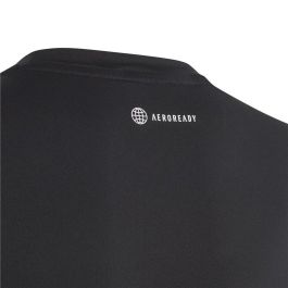 Camiseta de Manga Corta Infantil Adidas Icons Negro 45