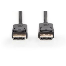 Digitus Cable DisplayPort Macho a Macho 1.0m, Ultra HD 4K, con Cierre de Seguridad, Negro - Ideal para PC y Monitores