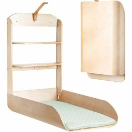 Cambiador de Pared y Plegable - ROBA - Madera Natural - Estantes Integrados - Diseño Minimalista Precio: 162.94999941. SKU: B1CRAZ6J2Q
