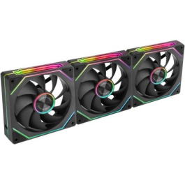 Mars Gaming MF-LINKFINITYKIT2 Pack 3 Ventiladores 12cm ARGB Infinity Mirror LINKFINITY Modular Magnético PWM
