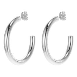 Pendientes Mujer Michael Kors SMALL HOOP Acero Inoxidable Plateado Precio: 108.59000042. SKU: B1FVVSM9P6