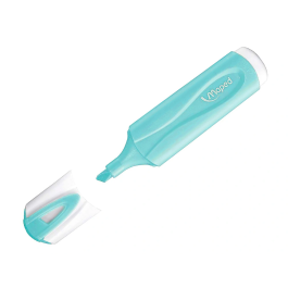 Maped Rotulador fluorescente Peps pastel con glitter estuche de 4 unidades colores surtidos