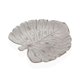 Centro de Mesa Versa Blanco Hoja 17 x 3 x 28 cm Centro de Mesa Versa Blanco Hoja 17 x 3 x 28 cm