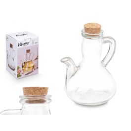Aceitera Porron Tapon Corcho Vivalto 12X14CM (24 Unidades)