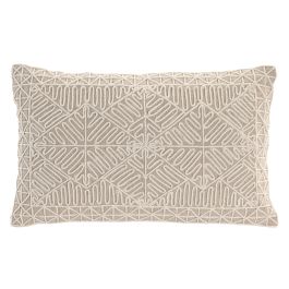 DKD Home Decor India 24 Cojín Boho Beige Algodón 30 x 50 cm (2 Unidades) Bordado a Mano Precio: 33.4999995. SKU: B1FTLNN9HS