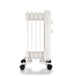 BLAUPUNKT Radiador de Aceite, 5 Elementos, 1000W, Calefactor Eléctrico, Altura 45 cm, Calefacción para Hogar