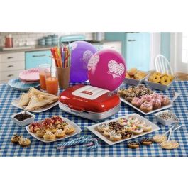 Ariete 1972/00 Sandwichera 3 en 1 Donuts y Cupcakes Party Time Roja