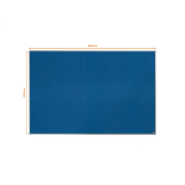 Nobo Tablero de anuncios essence de fieltro azul 1800x1200 mm