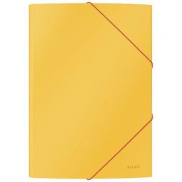 Leitz 30020019 - Carpeta convencional Dossier 3 Solapas Cosy Soft Touch Amarilla, capacidad 150 hojas, cierre elástico Precio: 8.88999947. SKU: B17BH3J9VY