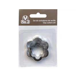 SIO-2 Cortador metálico SIO-2 para cerámica y arcilla, juego de 3 piezas para modelado con bordes limpios