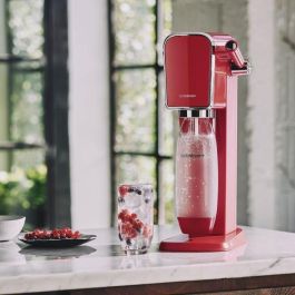 Máquina de agua con gas - SODASTREAM - ART Mandarine - Con 1 botella de 1L, compatible con lavavajillas + 1 recarga de gas de 60L Máquina de agua con gas - SODASTREAM - ART Mandarine - Con 1 botella de 1L, compatible con lavavajillas + 1 recarga de gas de 60L