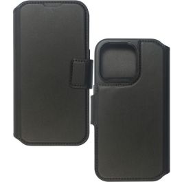 eSTUFF Funda Cartera INFINITE MILAN para iPhone 16, Negro, 87% Material Reciclado, 3 Bolsillos Tarjetas, Compatible Carga Inalámbrica eSTUFF Funda Cartera INFINITE MILAN para iPhone 16, Negro, 87% Material Reciclado, 3 Bolsillos Tarjetas, Compatible Carga Inalámbrica