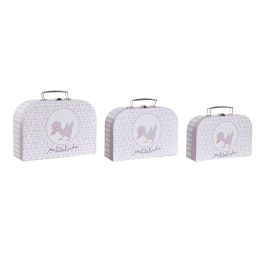 Caja Baby DKD Home Decor Rosa Multicolor 9.5 x 20 x 28 cm Set de 3 Precio: 15.98999996. SKU: S3042842