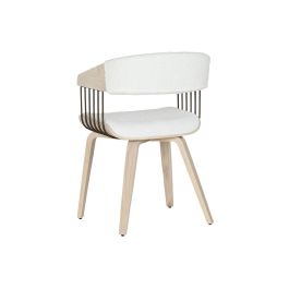 Silla Scandi DKD Home Decor Blanco 55 x 76.5 x 51 cm