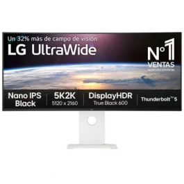 LG Monitor Gaming 40U990A-W 40" 5K2K Curvo Nano IPS 120Hz HDR 600 Blanco Precio: 1411.50000046. SKU: B1E666W2Y5