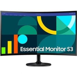 Samsung LS24D362GAUXEN Monitor Curvo 24 pulgadas Full HD 1080p 100Hz Panel VA Negro, Modo Juego y Eye Saver