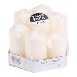 Basics Velas de Cera Blancas Ø55 mm con Diferentes Alturas, Pack de 7 uds Precio: 10.58999986. SKU: B1GCJM8MMF