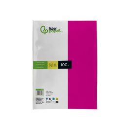 Liderpapel Papel Color A4 80gr Fucsia Paquete de 100 Hojas