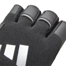 Guantes Adidas Wrist Wrap Training Blanco Negro