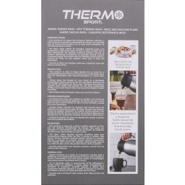Jarra Termo Inox 1.5 Litros con Pulsador Thermosport (6 Unidades) Jarra Termo Inox 1.5 Litros con Pulsador Thermosport (6 Unidades)