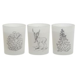 Vela DKD Home Decor Blanco Navidad 5 x 5 x 6 cm (3 Unidades) Precio: 8.49999953. SKU: B16JKTF8X2
