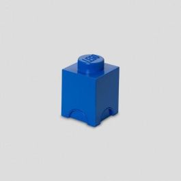 LEGO Storage Brick 1, caja de almacenamiento apilable, color azul