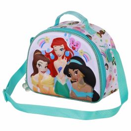 Karactermania Bolsa Portamerienda 3D Princesas Disney Rainbows 25,5 x 10 x 20 cm