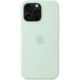 Apple MDGY4ZM/A Funda Silicone con MagSafe para iPhone 16 Pro Max - Aguamarina - Protección Anticaídas y Antirrayones