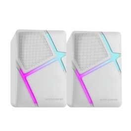 Mars Gaming Altavoces MS-H 10W 2.0 Blancos Sonido 3D Surround Iluminación RGB Flow Conexión Jack Precio: 11.79000042. SKU: B13D44N3R5