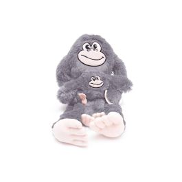 Iwa Peluches para Perros S Mono Gris con Sonido y Cuerda