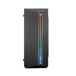 Deep gaming Caja Ordenador Gaming DGC200 RGB ATX USB 3.0 sin Fuente, Compatible con Gráficas de hasta 360mm y Refrigeración Líquida