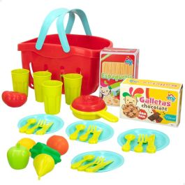 Set de Alimentos de Juguete Colorbaby Menaje y utensilios de cocina 33 Piezas (12 Unidades)