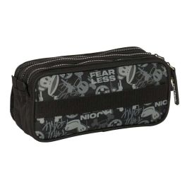 Portatodo Doble Paul Frank Join the fun Negro 21,5 x 10 x 8 cm