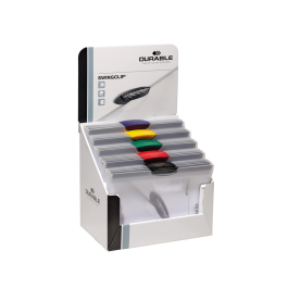 Durable Carpeta Swingclip Dossier Pinza Lateral y Giratoria DIN A4 Capacidad 30 Hojas Colores Surtidos