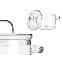 Olla De Borosilicato 1000Ml Vivalto 13CM (6 Unidades) Olla De Borosilicato 1000Ml Vivalto 13CM (6 Unidades)