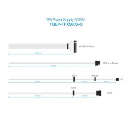 TooQ Ecopower II TFX OEM Fuente de Alimentación 500W 20+4 Pin ATX PFC Activo 78% Eficiencia Ventilador 8cm Plata TooQ Ecopower II TFX OEM Fuente de Alimentación 500W 20+4 Pin ATX PFC Activo 78% Eficiencia Ventilador 8cm Plata