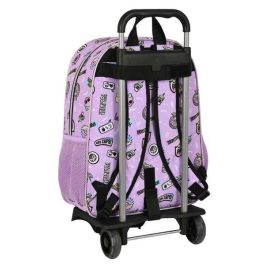 Mochila Escolar con Ruedas Monster High Best boos Lila 33 x 42 x 14 cm