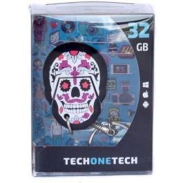 Pendrive 32GB Tech One Tech Calavera Pinky USB 2.0 Pendrive 32GB Tech One Tech Calavera Pinky USB 2.0