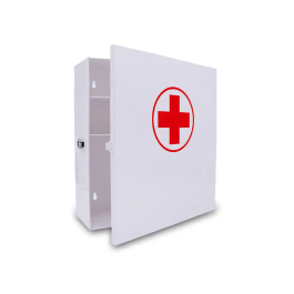 Q-connect Botiquin Primeros Auxilios Metálico 4 Compartimentos Vacío Blanco y Rojo 275x300x120 mm Precio: 49.50000011. SKU: B1J9N6L9V5