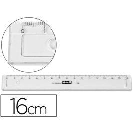 Mor Regla 16 cm Plástico Transparente con Bisel para Oficina y Dibujo Técnico Precio: 7.79000057. SKU: B1DKLZ5L63