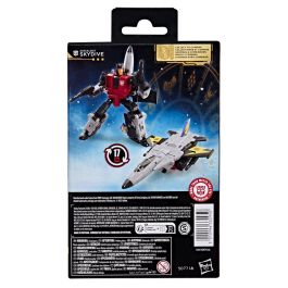 Hasbro Figura Skydive Age of the Primes Transformers 14cm - Articulada, Conversión en 17 Pasos, con Hacha y 3 Armas