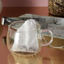 Cook Concept Juego de 5 Bolsas Reutilizables para Té e Infusiones de Algodón Lavables 5,5x8 cm