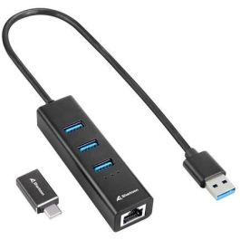 Sharkoon 4044951037575 Base para Portátil y Replicador de Puertos Inalámbrico, Conexión Host USB 3.2 Gen 1 Tipo C, Puertos USB 3.2 Gen 1 Tipo A, Color Negro, Material Aluminio Precio: 35.78999952. SKU: S5615730