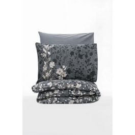 ASI8683742886204 Juego de Cama: 1 Funda Nórdica 220x240cm + 2 Fundas Almohada 60x60cm, 100% Algodón Antracita ASI8683742886204 Juego de Cama: 1 Funda Nórdica 220x240cm + 2 Fundas Almohada 60x60cm, 100% Algodón Antracita