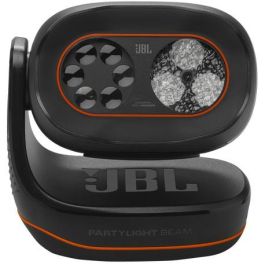JBL PartyLight Beam - Proyector de Efectos de Luz LED RGB Bluetooth Negro con Micrófono Incorporado