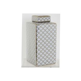 DKD Home Decor Jarrón Blanco Dorado Glam 14.5 x 30 x 14.5 cm Precio: 24.78999963. SKU: S3015250